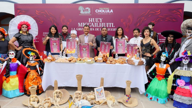 Anuncia San Pedro Cholula “Huey Miccailhuitl, la gran fiesta de los muertos”