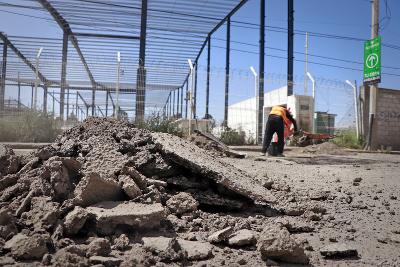 Supervisa Omar Muñoz avance del programa “BacheAndo” en Cuautlancingo