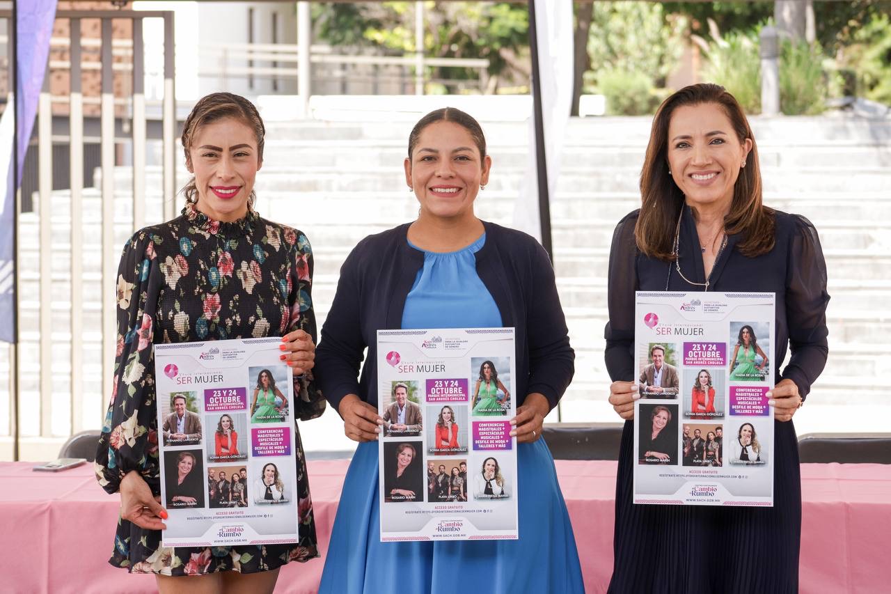 Refrenda Lupita Cuautle compromiso de trabajar por las mujeres de San Andrés Cholula