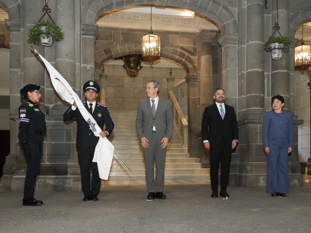 Realizan cambio de mando de seguridad en el Ayuntamiento de Puebla