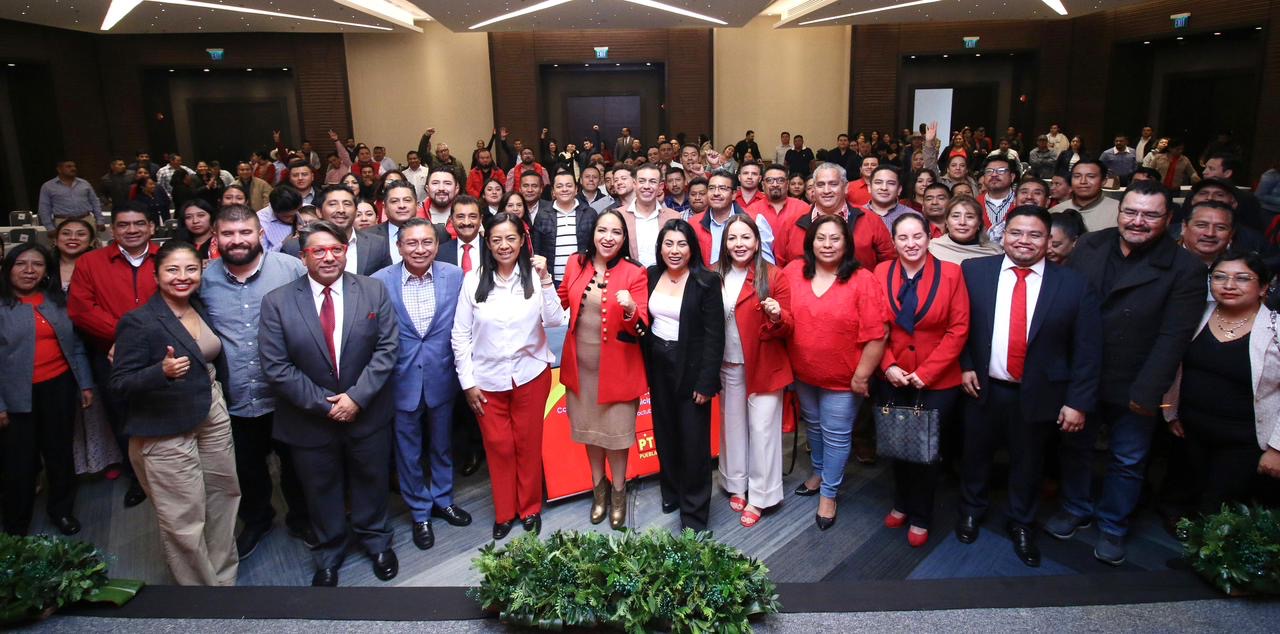 Consolida PT en Puebla bloque por la unidad y continuidad de la 4T