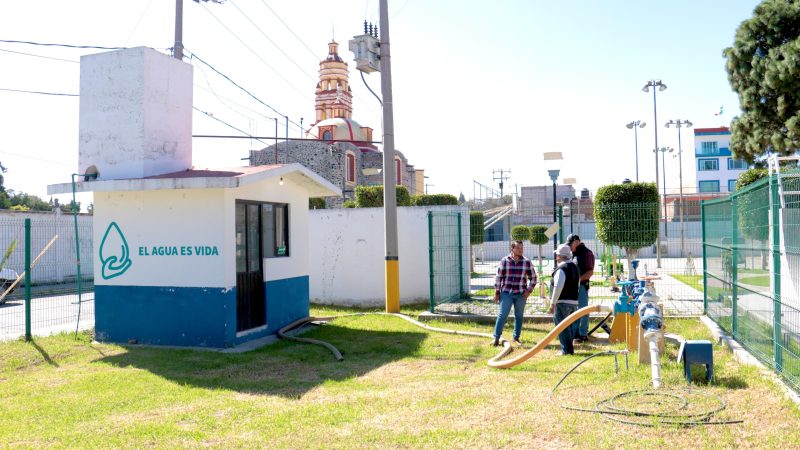 Trabaja Sosapach para garantizar el agua en San Pedro Cholula