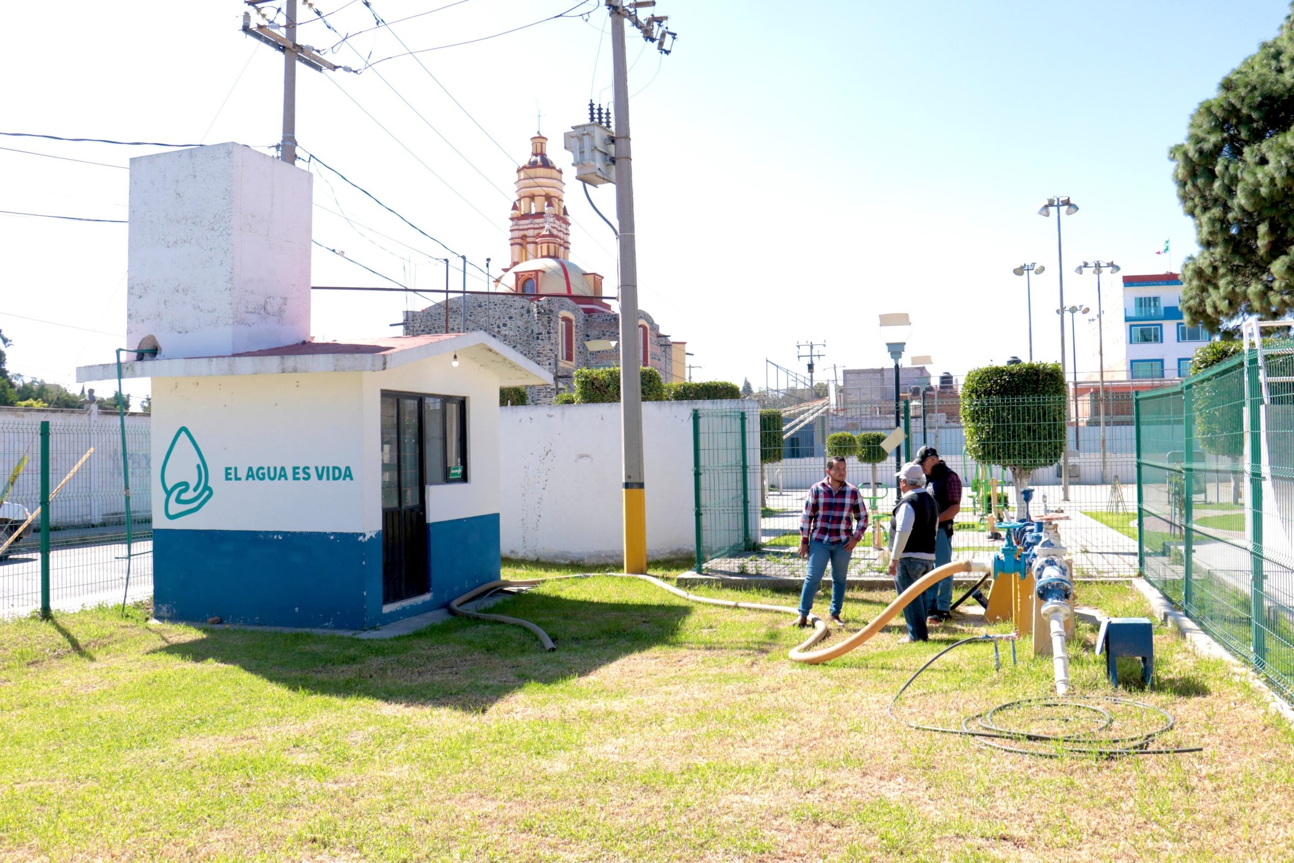 Trabaja Sosapach para garantizar el agua en San Pedro Cholula