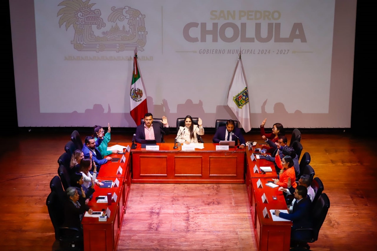 Aprueban regidores de San Pedro Cholula Presupuesto de Egresos 2025