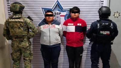 En Texmelucan, detienen autoridades a hombres relacionados al robo con violencia