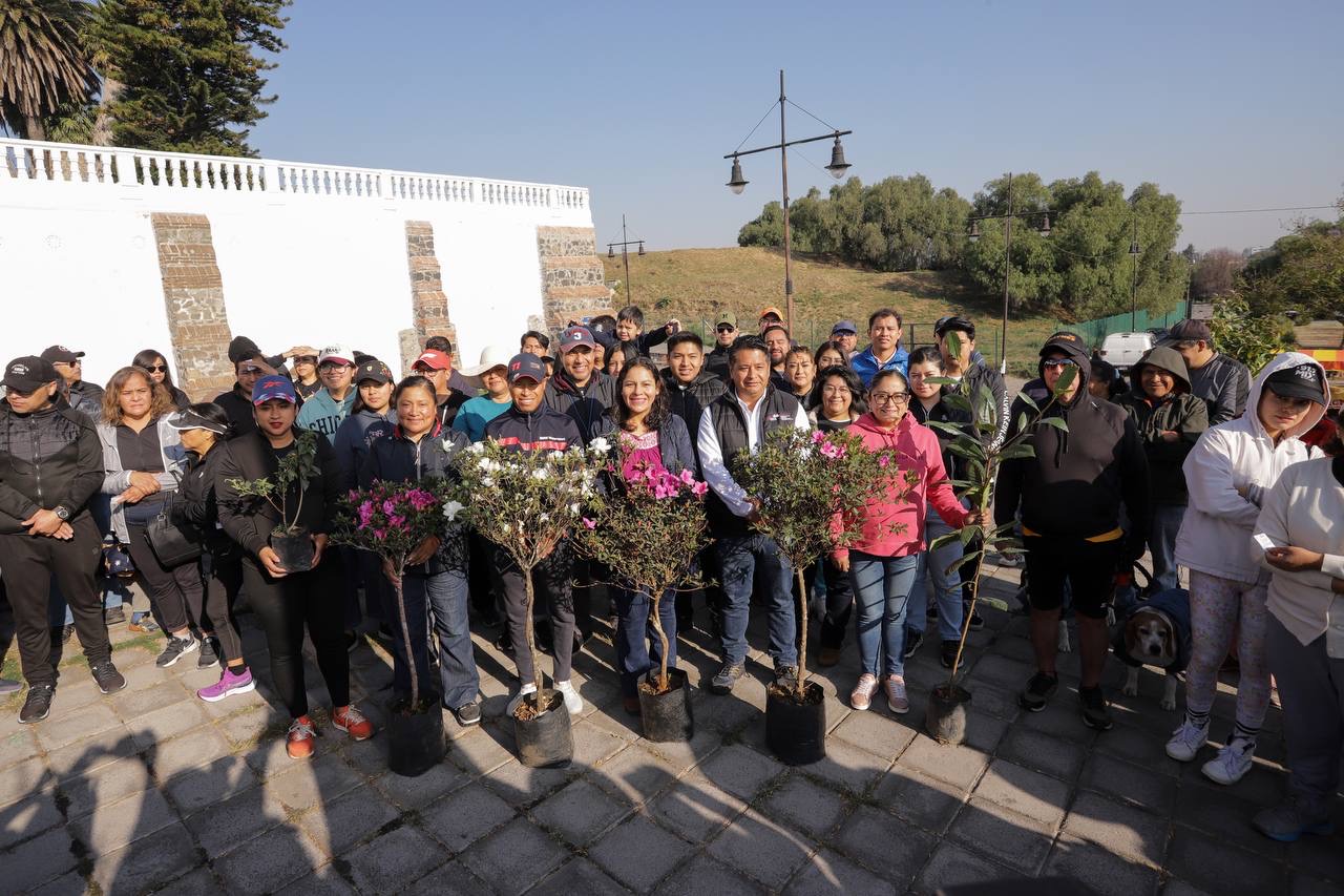 Dona San Andrés Cholula árboles y plantas en pro del medio ambiente