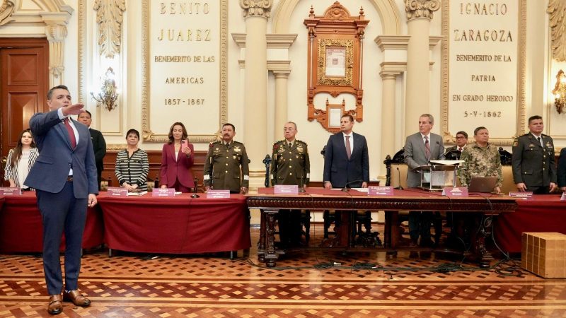 Presentan a nuevo titular de Seguridad Pública en Puebla capital