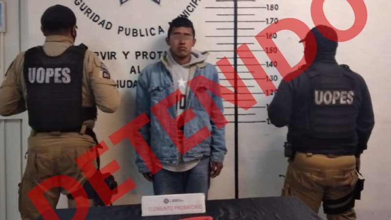 Aseguran en San Pedro Cholula a presuntos narcomenudistas