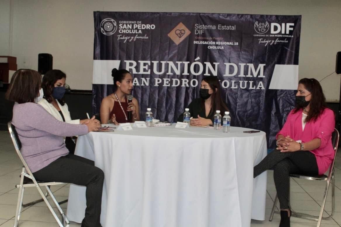 Realizan reunión del Desarrollo Integral Municipal en San Pedro Cholula