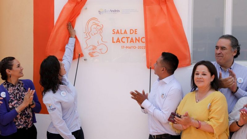 Inauguran salas de lactancia en San Andrés Cholula