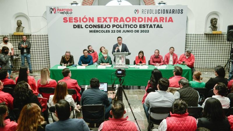 Renuevan 142 Comités Municipales del PRI de Puebla en el estado