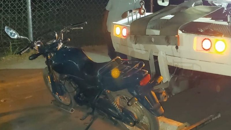 Recuperan motocicleta robada en junta auxiliar de San Pedro Cholula