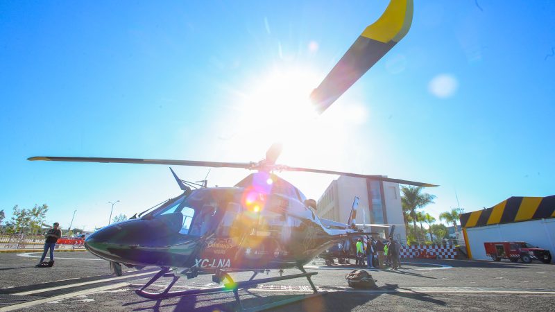 Reactiva Gobierno de Puebla helicópteros para agilizar servicios