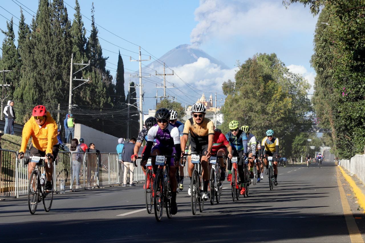 Realizan Carrera Ciclista 2023 en San Andrés Cholula