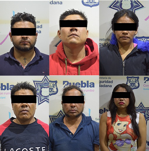 Detienen en Puebla a integrantes de “Los Chitas”; se les relaciona con robos con violencia