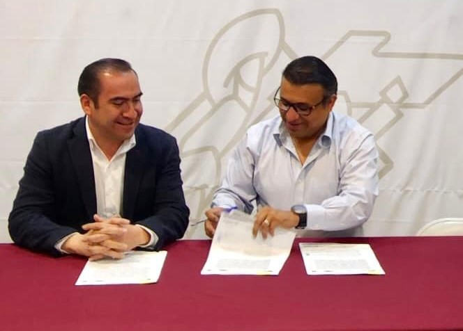 Firman convenio de colaboración Ayuntamiento de Teteles y CEAS Puebla