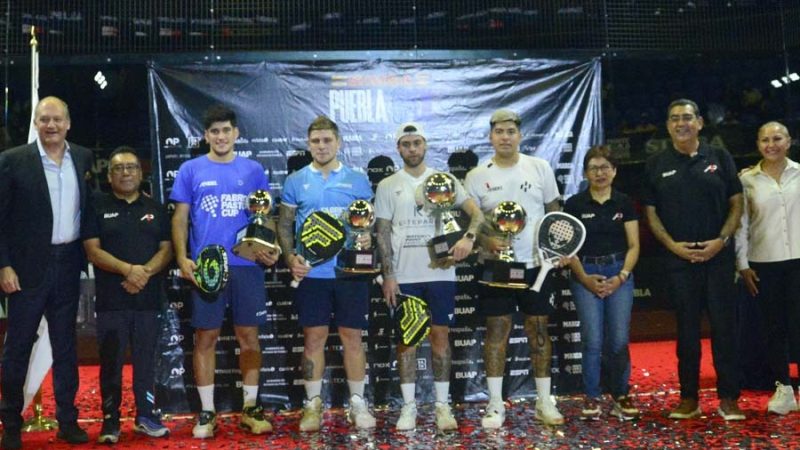 Premian a campeones del Torneo A1 Pádel Puebla 2024