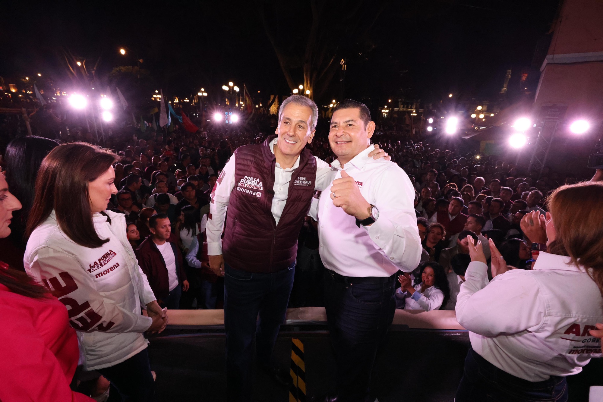 Inician Alejandro Armenta y Pepe Chedraui campaña rumbo a la elección del 02 de junio