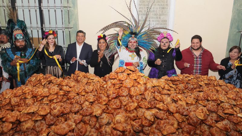 Realizan en San Pedro “Desfile de las Almas Cholultecas”