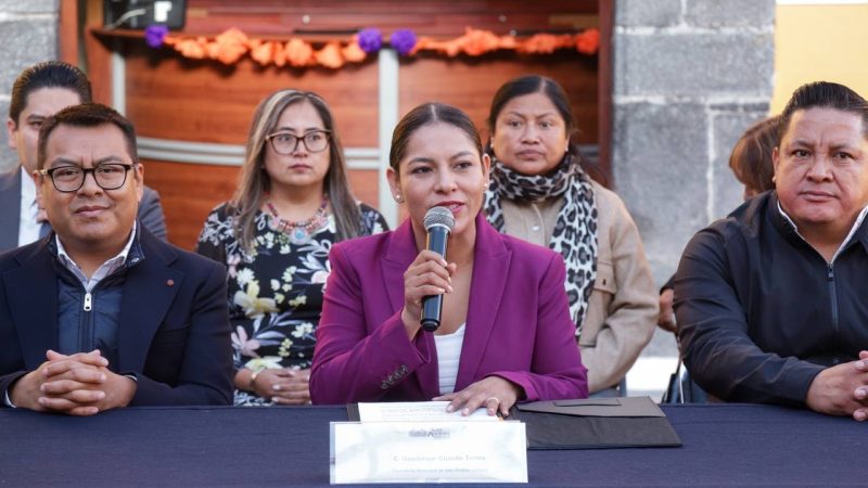 Afirma Lupita Cuautle que no cederá a chantajes políticos en San Andrés Cholula