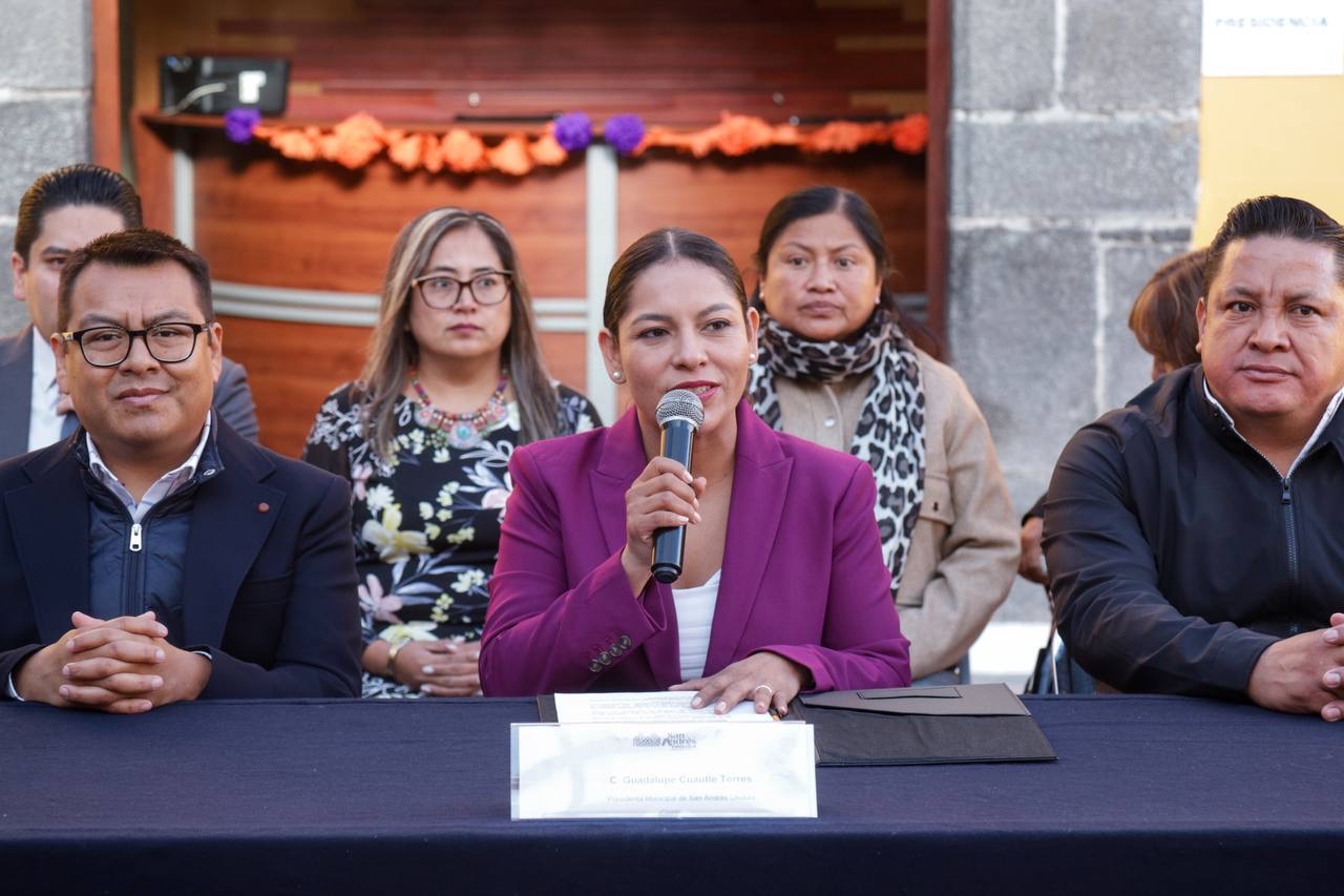 Afirma Lupita Cuautle que no cederá a chantajes políticos en San Andrés Cholula