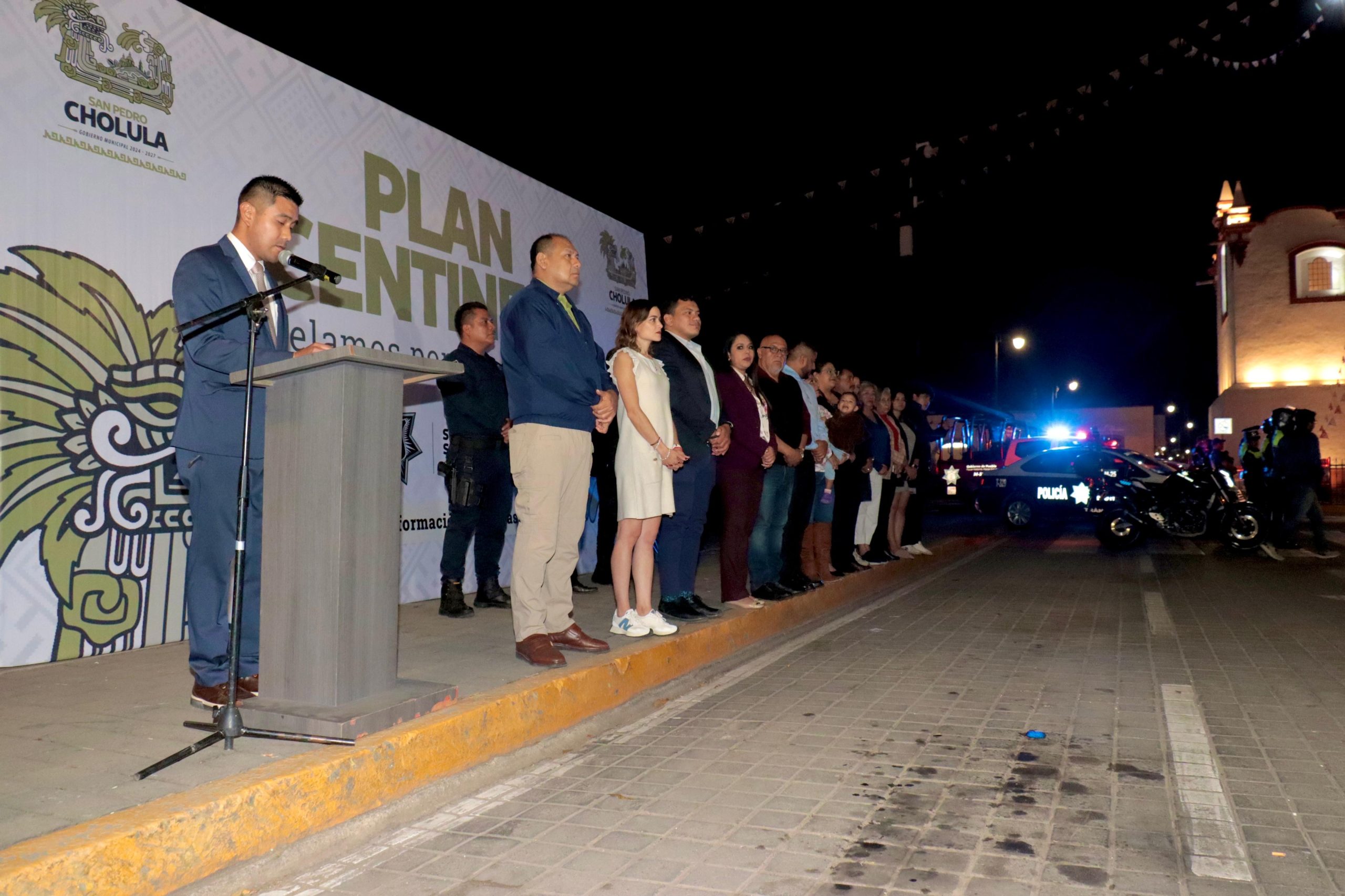 Fortalecen seguridad pública en San Pedro Cholula con Operativo Centinela