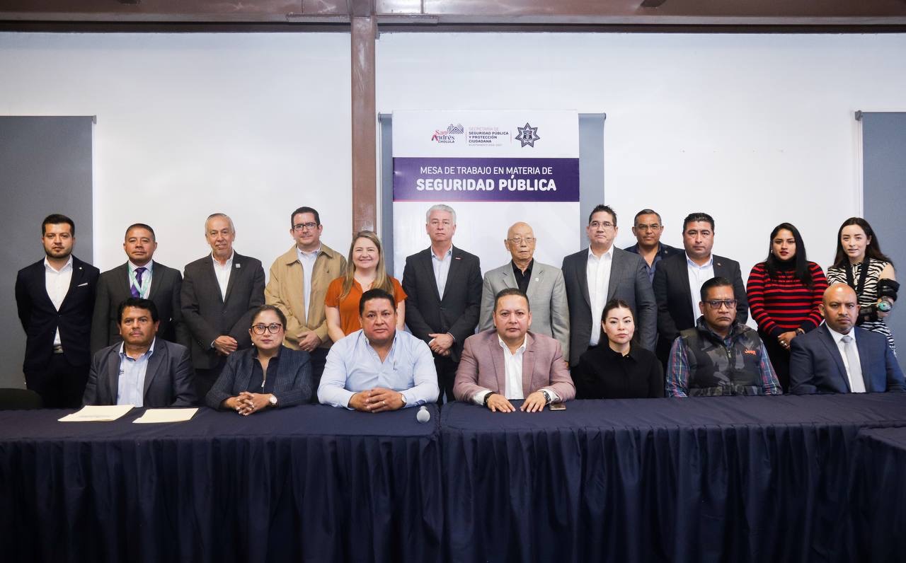 Coordina San Andrés Cholula esfuerzos de seguridad con universidades del municipio