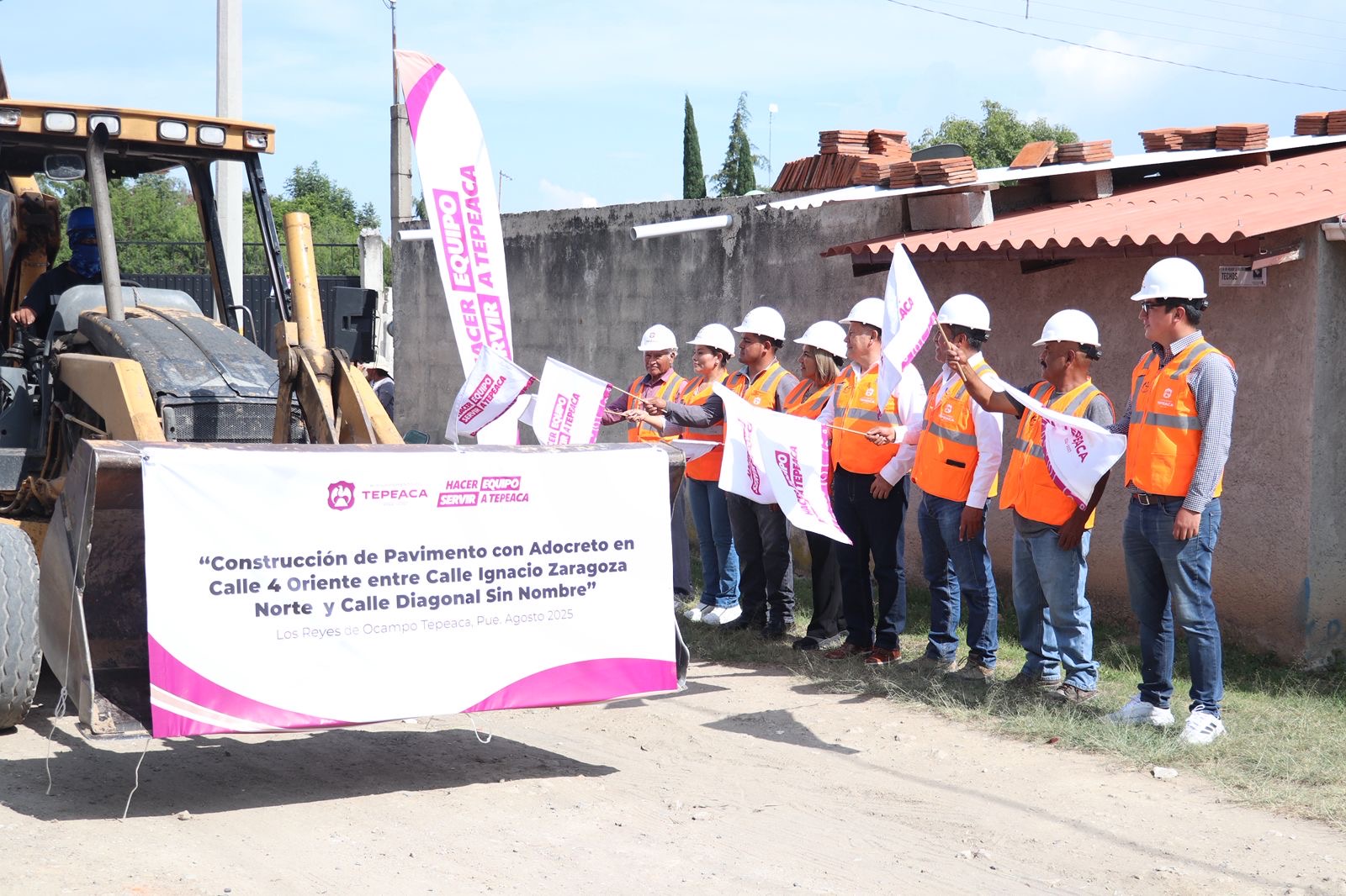 Tepeaca invierte en desarrollo urbano con infraestructura vial