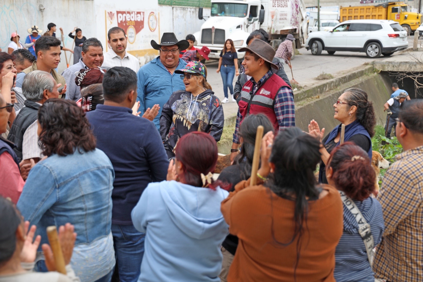 Encabeza Omar Muñoz jornada de limpieza y mantenimiento urbano en Cuautlancingo