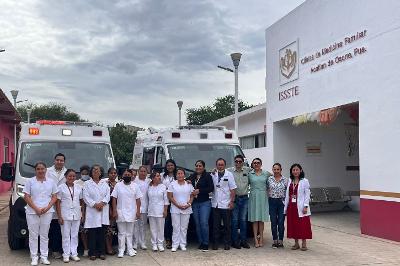 Prestará ISSSTE Puebla servicio de ambulancias con 20 unidades nuevas