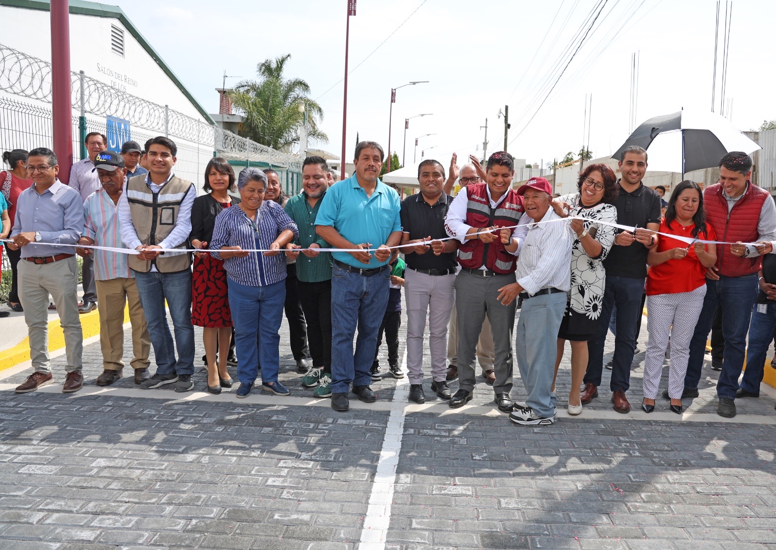 Inaugura Omar Muñoz infraestructura urbana en junta auxiliar de Cuautlancingo