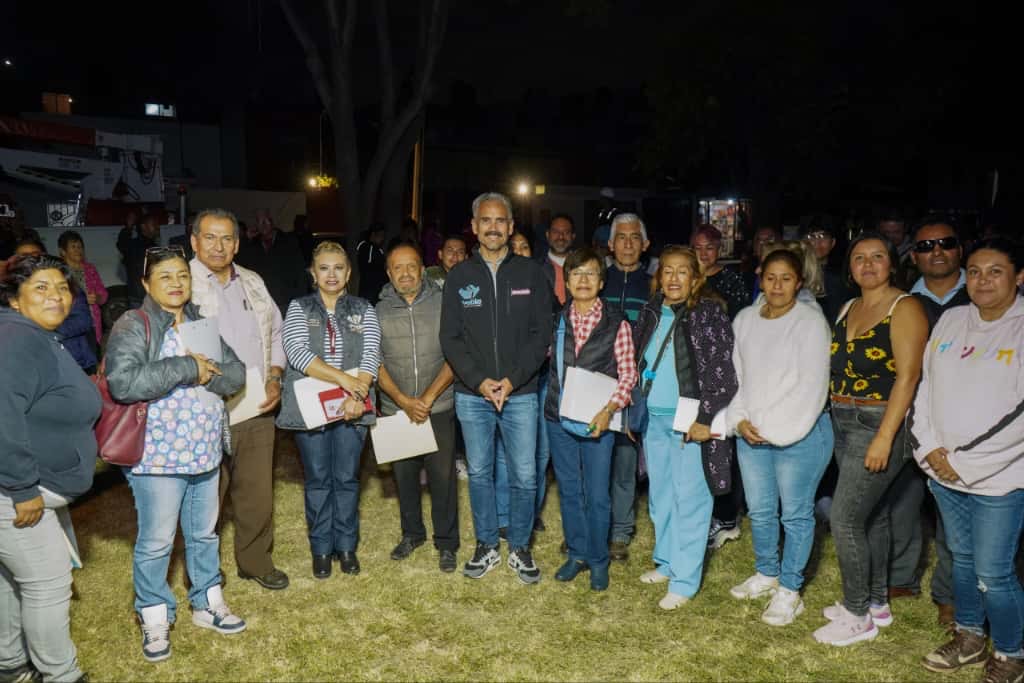 Modernizan alumbrado público en la colonia S.N.T.E. con el programa “Puebla Brilla”