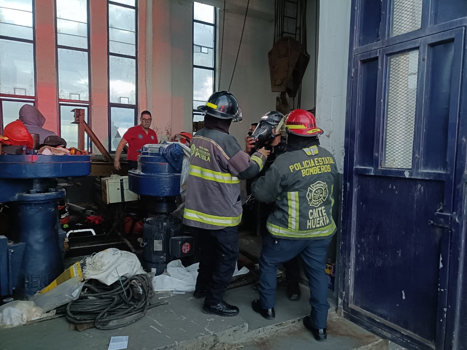 Trabajadores se intoxican por gases en la presa de Valsequillo