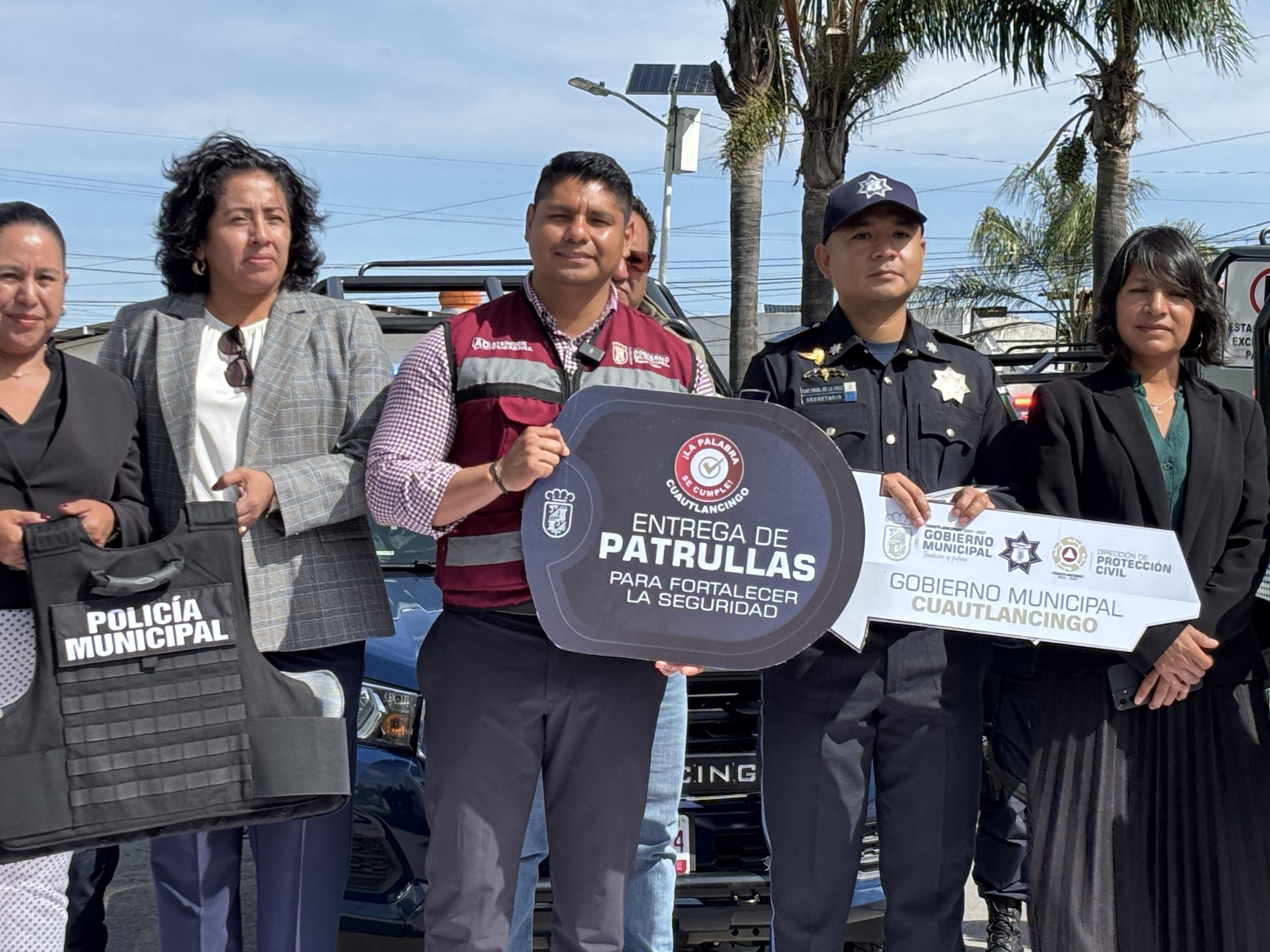 Con proyecto integral, fortalecen seguridad pública en Cuautlancingo