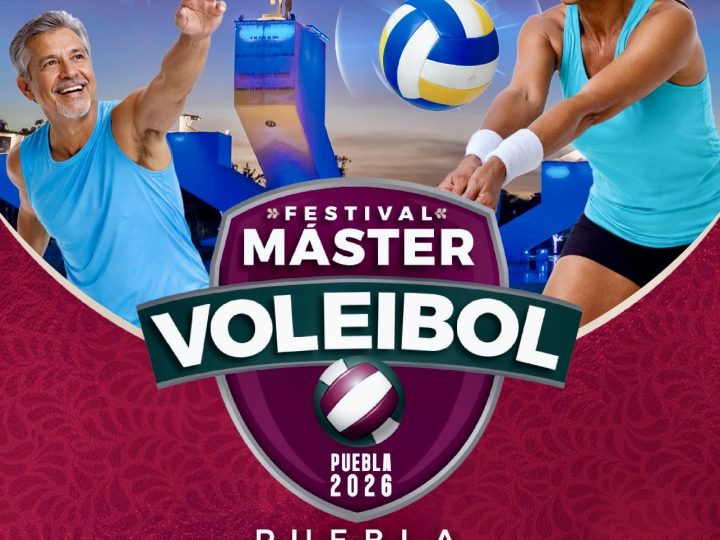 Recibirá ciudad de Puebla Festival Máster de Voleibol 2026