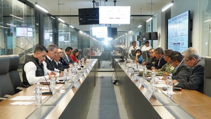 Revisan autoridades municipales resultados de seguridad en Puebla capital