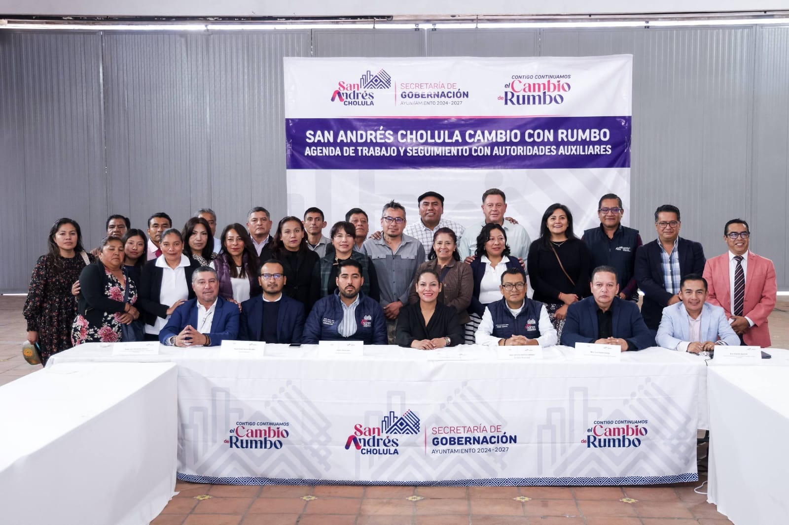 Trabaja San Andrés Cholula en coordinación con juntas auxiliares