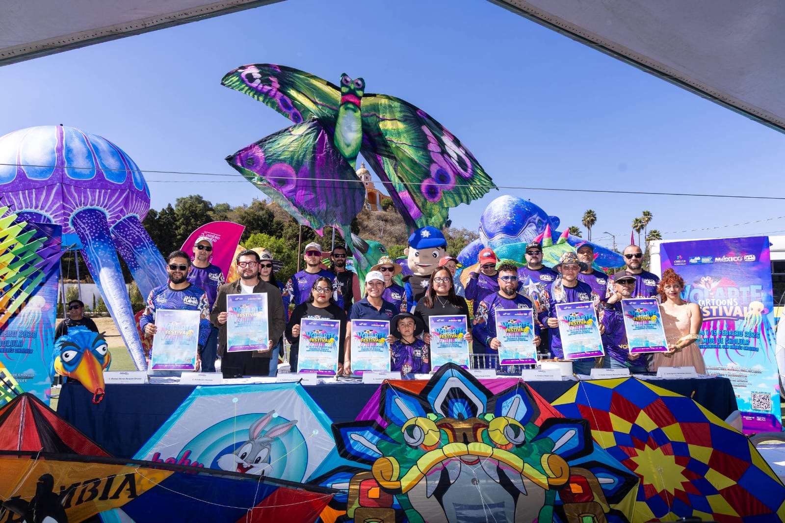 Presentan “Volarte Cartoons Festival 2026” en San Andrés Cholula