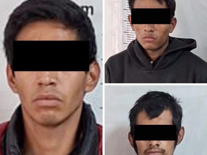 Aseguran en Cuautlancingo a hombres señalados por robo