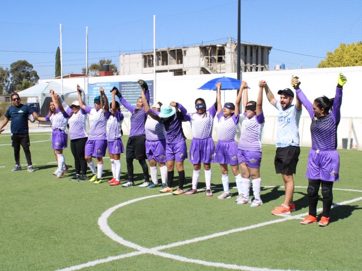 Recibirá Puebla cuadrangular femenil de fútbol para ciegas con Topos FC