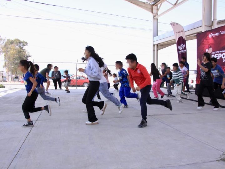 Realiza IMDP jornada de activación física en Totimehuacan