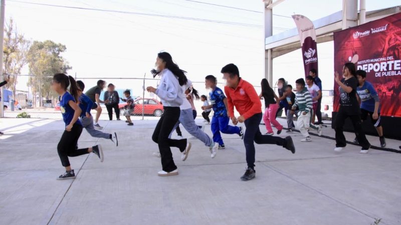 Realiza IMDP jornada de activación física en Totimehuacan