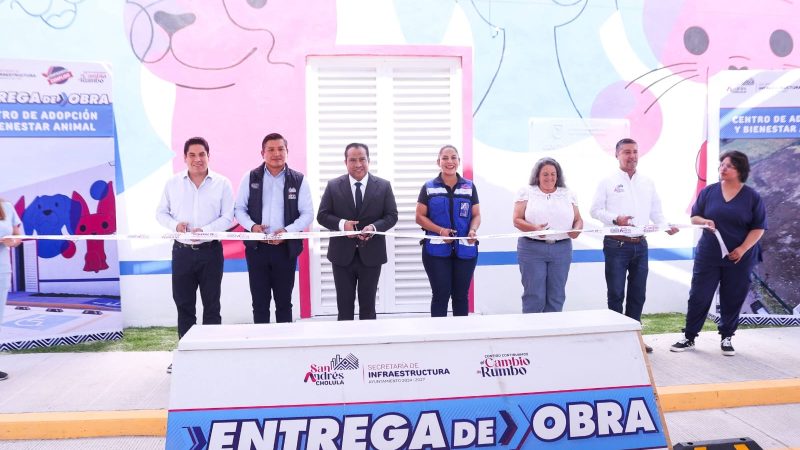 Inauguran Centro de Bienestar Animal en San Andrés Cholula