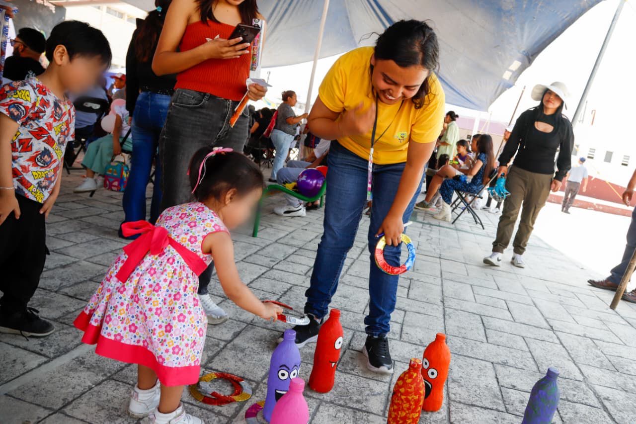 Promueve DIF Puebla Capital derechos de la niñez y cuidado ambiental en La Libertad