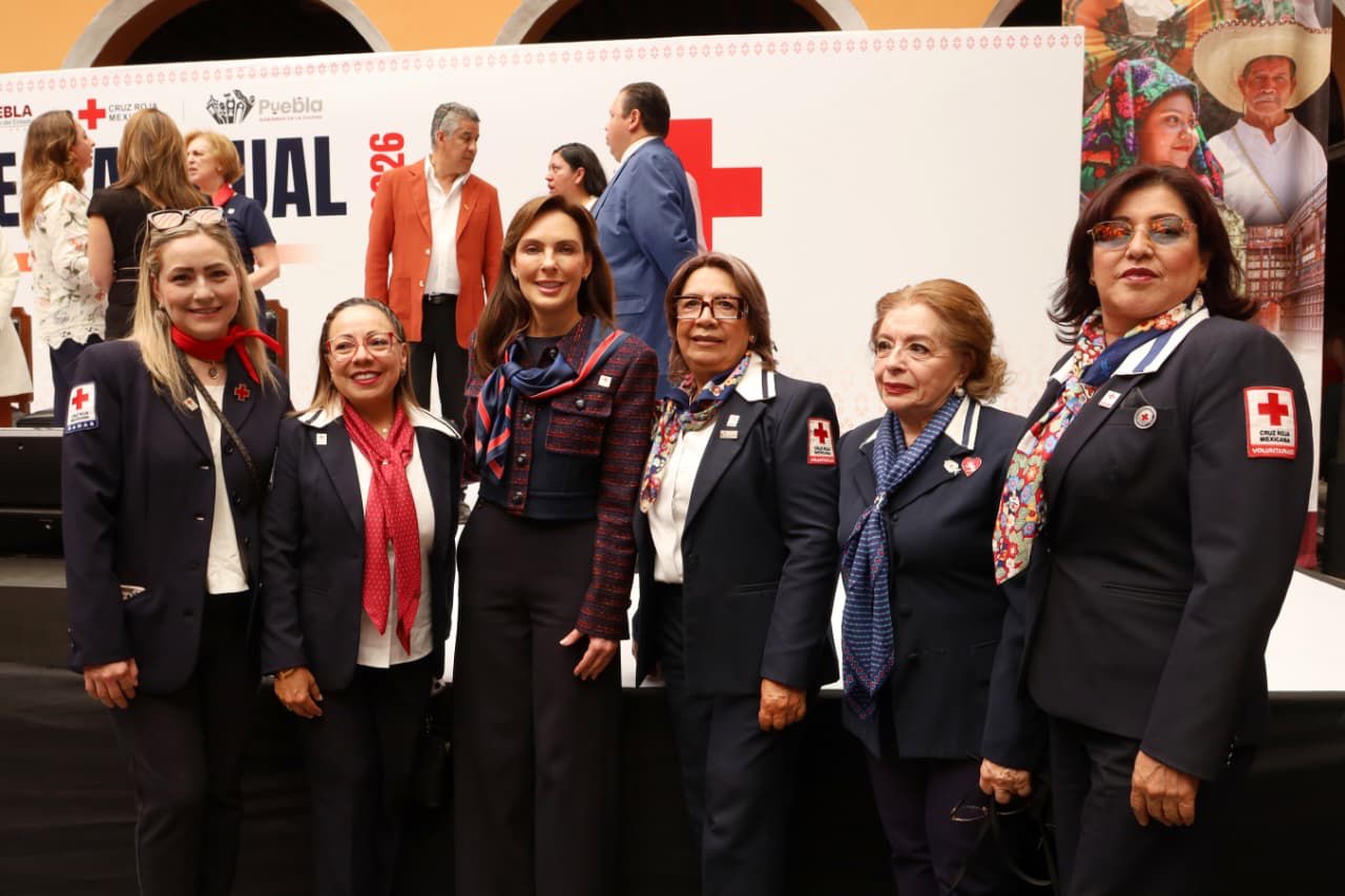 Inicia en Puebla colecta anual de la Cruz Roja Mexicana