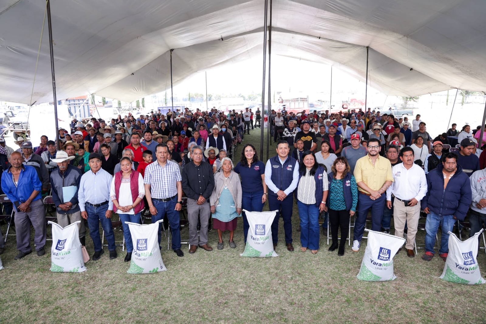 Entrega San Andrés Cholula apoyos para el campo a productores de juntas auxiliares