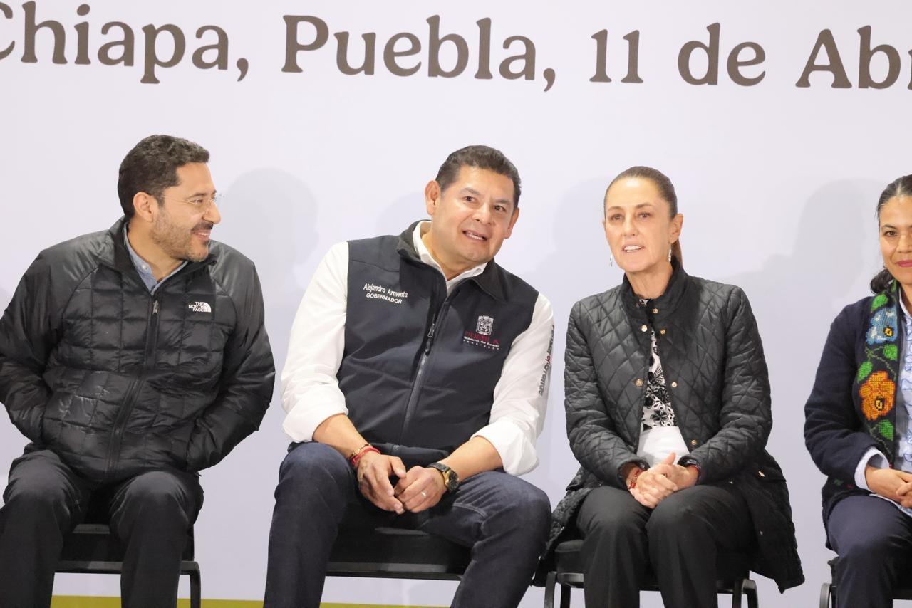 Sheinbaum y su visita número 12 a Puebla