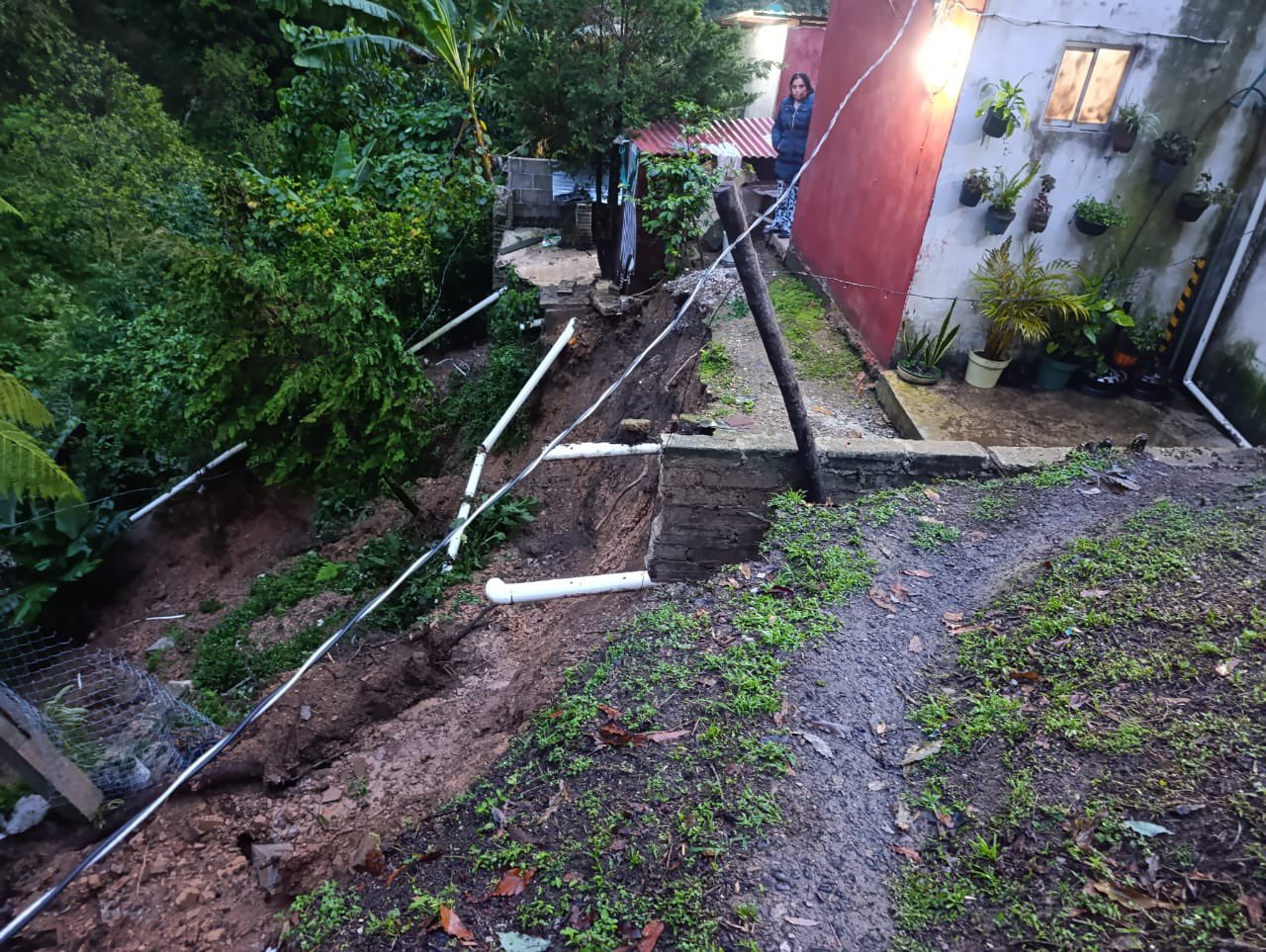 Se registran afectaciones por lluvias en Xicotepec; descartan daños mayores