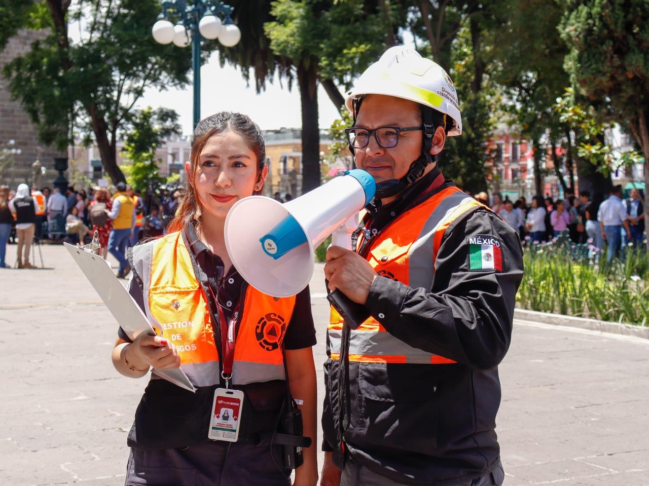 Exhorta Gestión de Riesgos del municipio de Puebla a participar en Simulacro Nacional