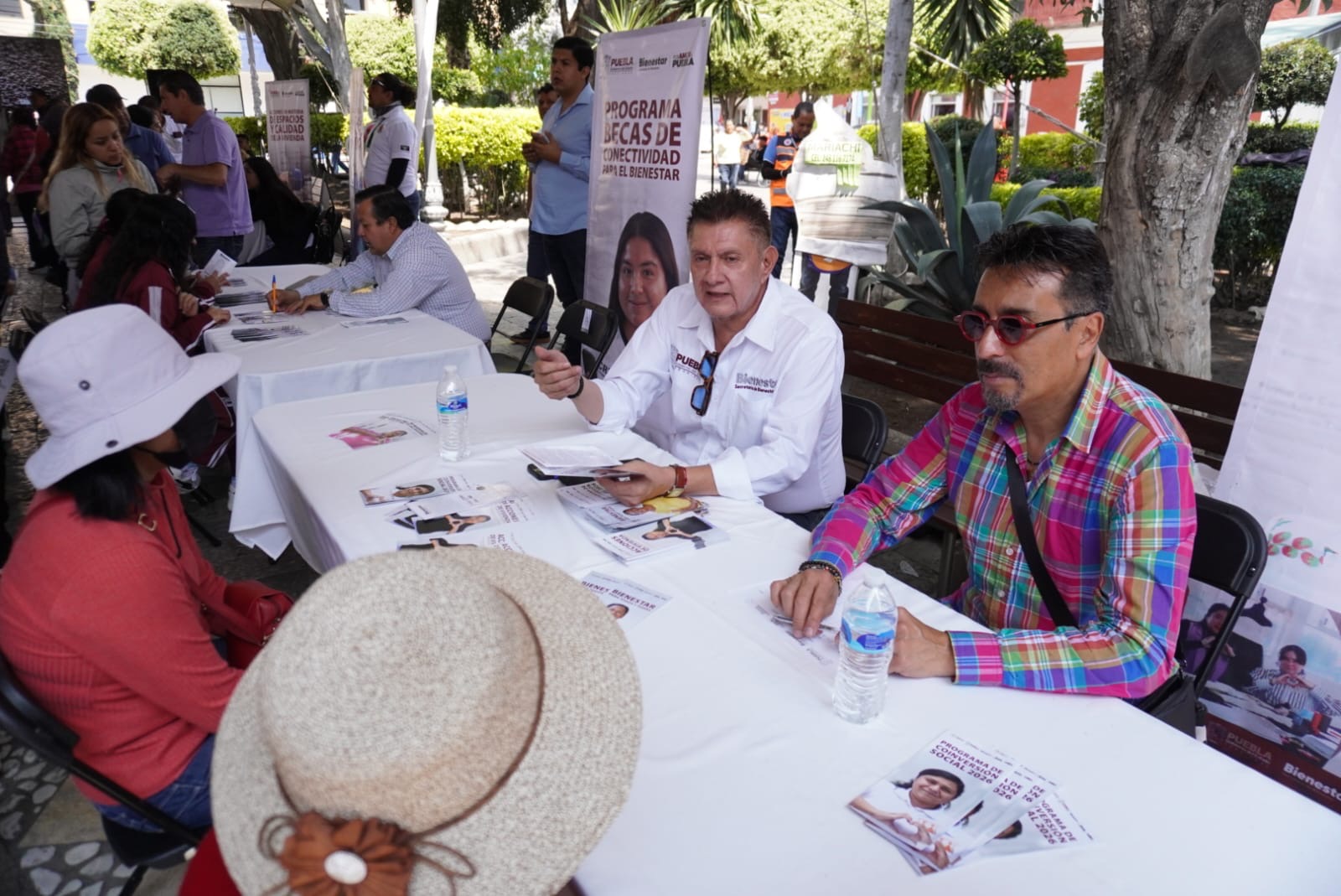 Presentan programas de Bienestar en jornada realizada en San Martín Texmelucan